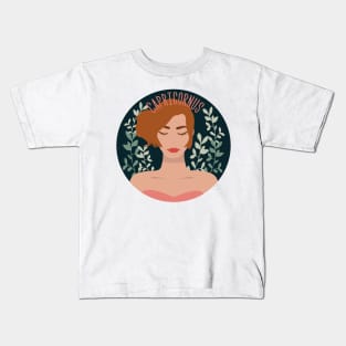 Think twice before interrupting a Capricorn | Bohemian Style Kids T-Shirt